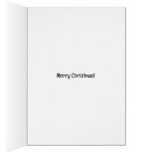 Blue Footed Bird Christmas Card (Intérieur (Droit))