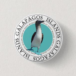 Blue Footed Booby Ronde Button 3,2 Cm