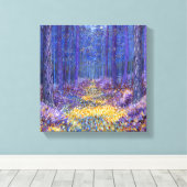 Blue Forest 2 2012 Canvas Afdruk (Insitu (Houten vloer))