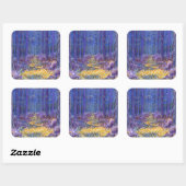 Blue Forest 2 2012 Vierkante Sticker (Vel)