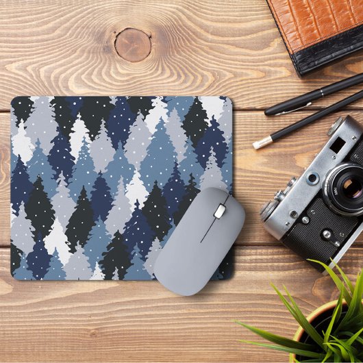 Blue Forest Camo | Camo Forest Mousepad Muismat