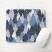 Blue Forest Camo | Camo Forest Mousepad Muismat (Met muis)
