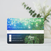Blue Forest Mason Jar String of Lights RSVP (Staand voorkant)