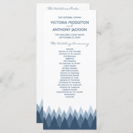 Blue Forest Range Woodland bruiloft Programma