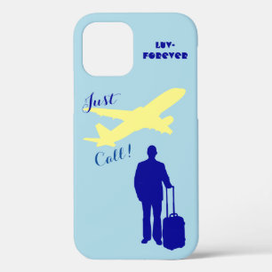 Blue Forever Luv iPhone 12 Pro Hoesje