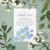 Blue Forget-Me-Not | Begrafenis Bedankt