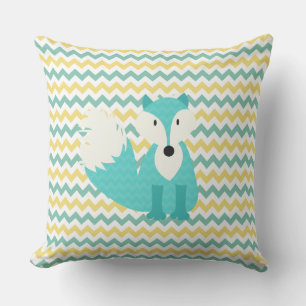 Blue Fox Chevron Stripe Outdoor Pillow Buitenkussen
