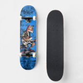 Blue Fox Guitare skateboard (Recto)