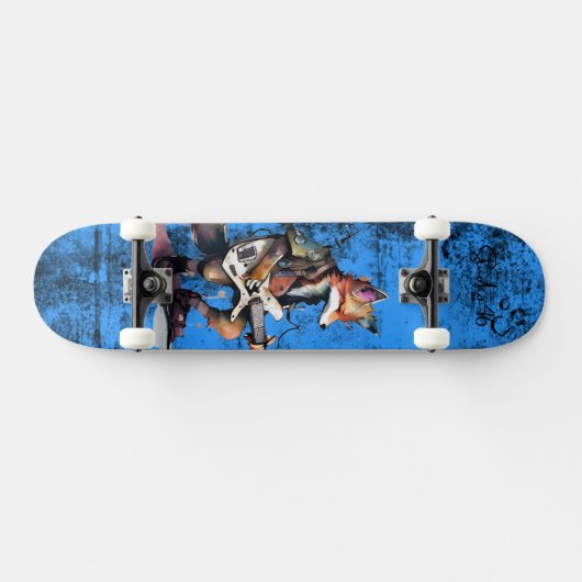 Blue Fox Guitare skateboard (Horz)