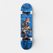 Blue Fox Guitare skateboard (Recto)