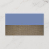 Blue Fox, Veterinarian, Veterinary Service Visitekaartje (Achterkant)