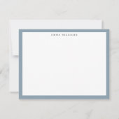 Blue Frame Note Card Kaart (Voorkant)