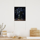 Blue Freesia Flowers Art Imprimer Poster (Cuisine)