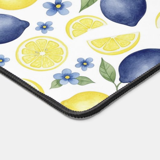 Blue French Country Lemon Pattern  (Coin)