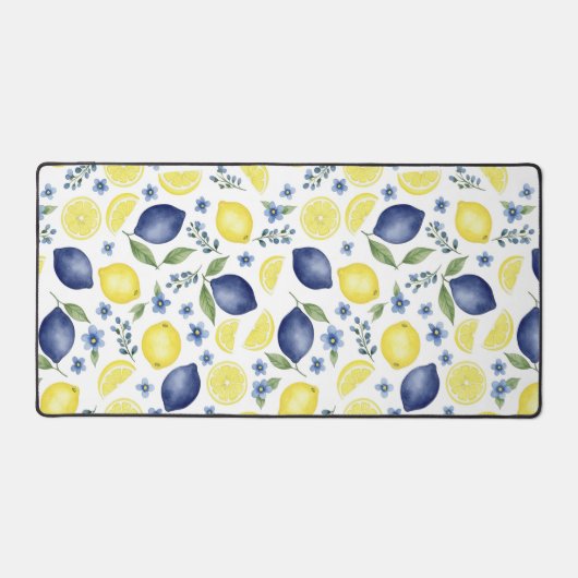 Blue French Country Lemon Pattern (Recto)