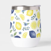Blue French Country Lemon Pattern (Gauche)