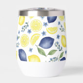 Blue French Country Lemon Pattern (Avant)