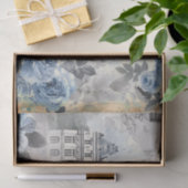 Blue French Manor Tissuepapier (Geschenk)