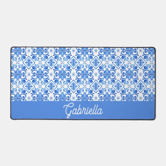 Blue French Toile Pattern Name (Recto)