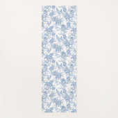Blue French Toile Yogamat (Voorkant)