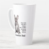 Blue Frenchie papa Latte Mok (Linkerhoek)