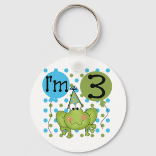 Blue Frog 3e verjaardag Tshirts en geschenken Sleutelhanger