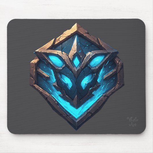 Blue Frost Rune Emblem Muismat (Voorkant)