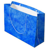 Blue Fur Frenzy Grand Sac Cadeau (Dos Angle)