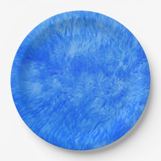 Blue Fur Frenzy Paper Bord (Voorkant)