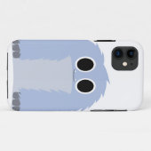 Blue Furry Monster-Hoesje Case-Mate iPhone Case (Achterkant (horizontaal))