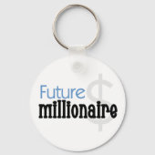 Blue Future Millionaire Sleutelhanger (Voorkant)