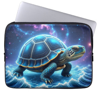 Blue Galactic Zee Turtle Laptop Sleeve