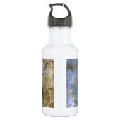 Blue Galaxy Butterfly Waterfles (Achterkant)