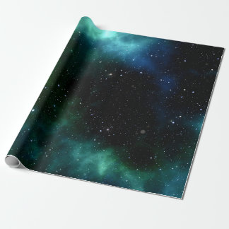 Blue Galaxy Cadeaupapier