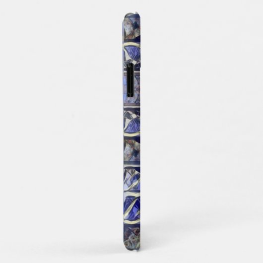 Blue Galaxy Case-Mate iPhone Case (Achterkant/rechts)