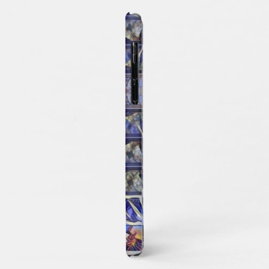 Blue Galaxy Case-Mate iPhone Case (Achterkant/links)