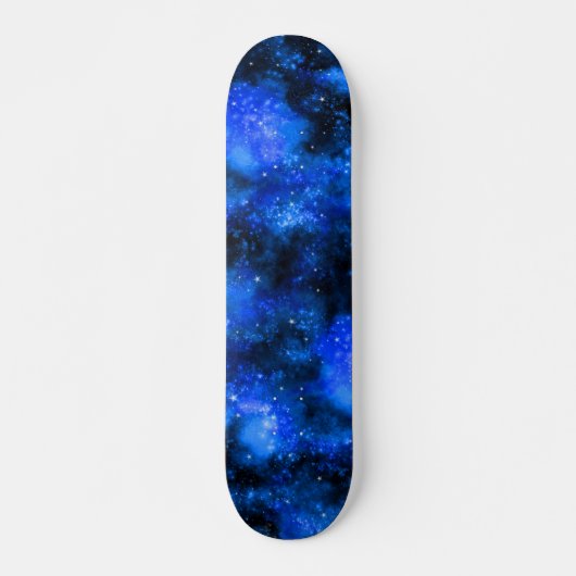 Blue Galaxy Cosmic space Skateboard (Voorkant)