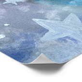 Blue Galaxy Fairy Art van Molly Harrison Poster (Hoek)