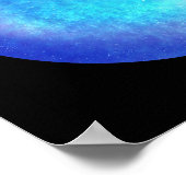 Blue Galaxy Orb – Tranquil Blue Marble Print (Hoek)