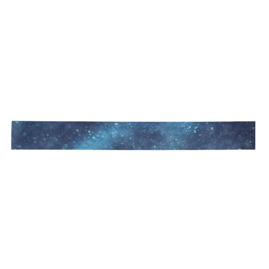 Blue Galaxy Sparkle Abstract Lint (Voorkant)