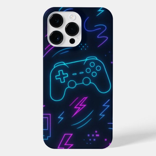 Blue Game Controller Phone Case Stylish iPhone Hoesje (Achterkant)
