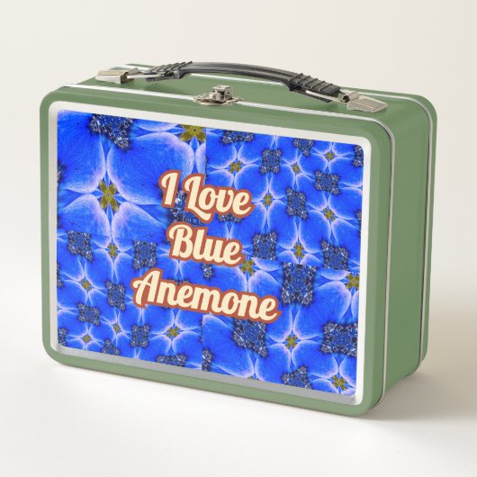 Blue Garden Anemone Pattern (Voorkant)