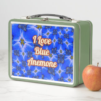 Blue Garden Anemone Pattern