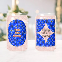 Blue Garden Anemone Pattern