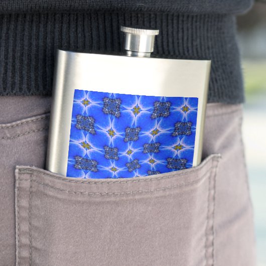 Blue Garden Anemone Pattern Flacon (Voorbeeld)