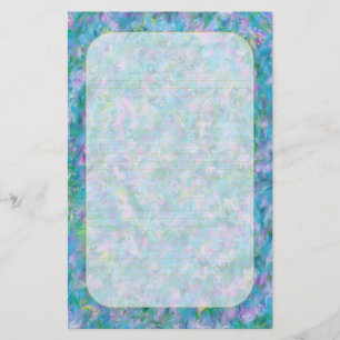 "Blue Garden" fijn gevoerd briefpapier