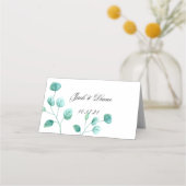 Blue Garden Waterverf Stems Wedding (Achterkant)