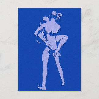 Blue Gay Love Briefkaart