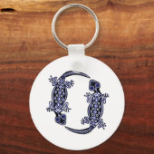 Blue Geckos Totem Sleutelhanger (Voorkant)