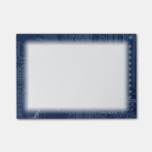 Blue Geek Motherboard Circuit Patroon Post-it® Notes
